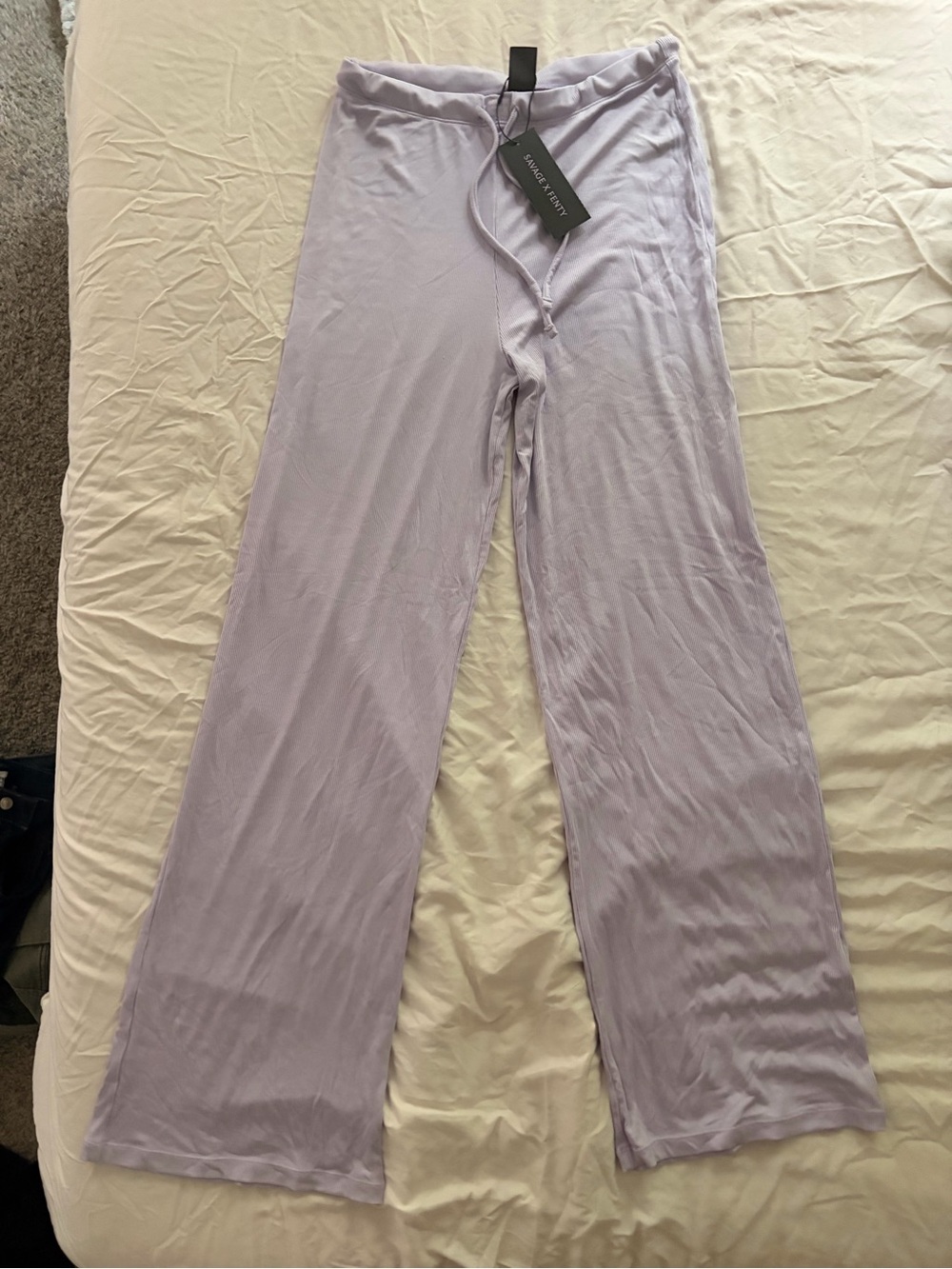 NWT Savage X Fenty Lavender Wide-Leg Pajama Pants